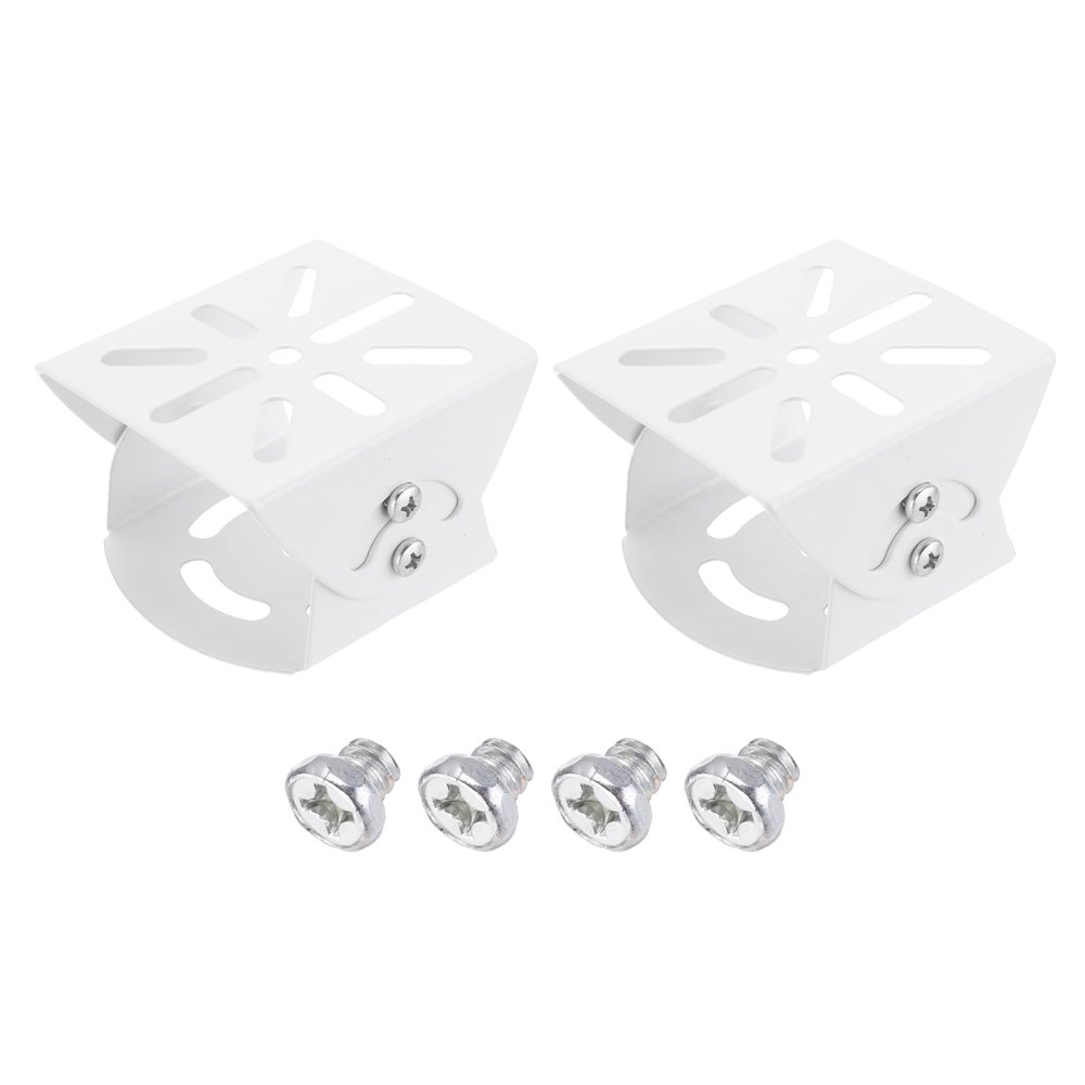PATIKIL Security Camera Joint Mounting 3.1 Inch, 2 Pack CCTV IP Camera Installation Steel Crossbar Mounting Bracket for Safety, White