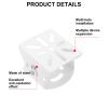 PATIKIL Security Camera Joint Mounting 3.1 Inch, 2 Pack CCTV IP Camera Installation Steel Crossbar Mounting Bracket for Safety, White view 4