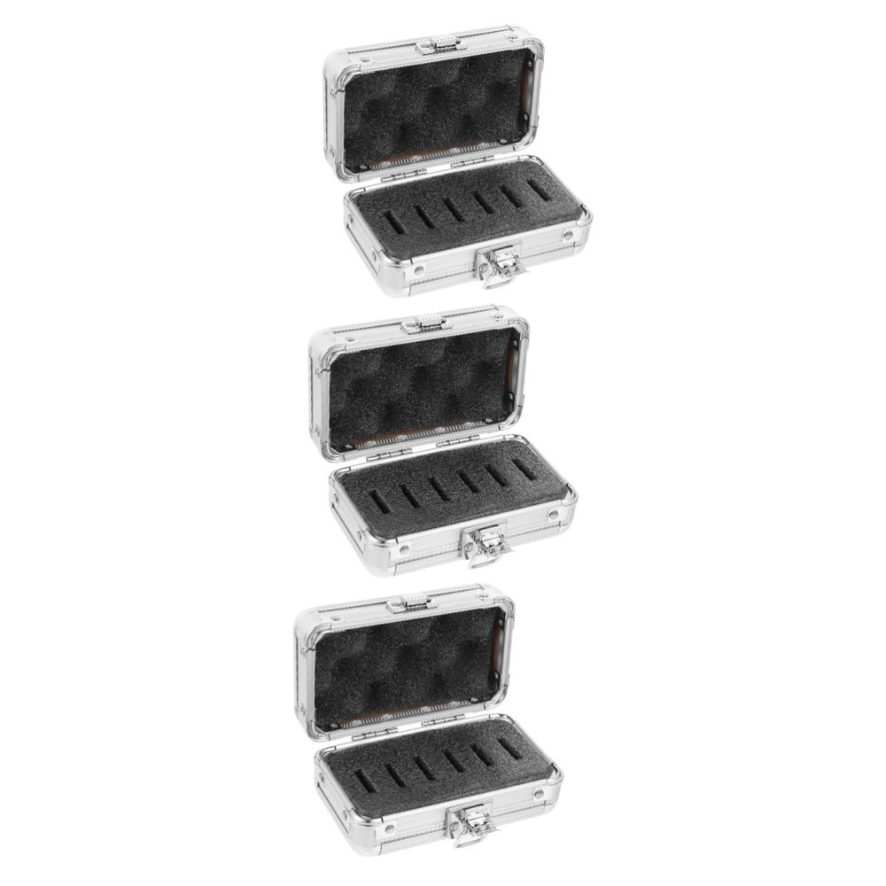 KONTONTY 3pcs Box Telescope Filter Box Aluminum Case Storage for Telescope Filters and Accessories