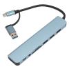 8 in 1 USB C Hub Multi Port Adapter USB 3.0 USB 2.0 USB Type C Fast Data Transfer USB C Hub with Card Chlitz Phone Tablet view 1