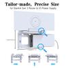 2-in-1 Starlink Gen 3 Router Stander & V3 Power Supply Wall Mount Kit, Durable ABS, Tool-Free Installation Gen 3 Router Wall Mount with Starlink Power Supply Mounting Kit for RV/Home/Office view 3
