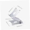 Mikikit Laptop Stand with Non-Slip Base Lightweight Computer Riser for Desk Space-Saving Tablet Holder for Notebooks and Phones for Use view 2