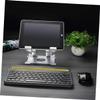 Mikikit Laptop Stand with Non-Slip Base Lightweight Computer Riser for Desk Space-Saving Tablet Holder for Notebooks and Phones for Use view 4