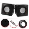 BRIGHTFUFU Mini USB Speaker for Computer Small Portable Wired Desktop Speaker Deep Bass view 4