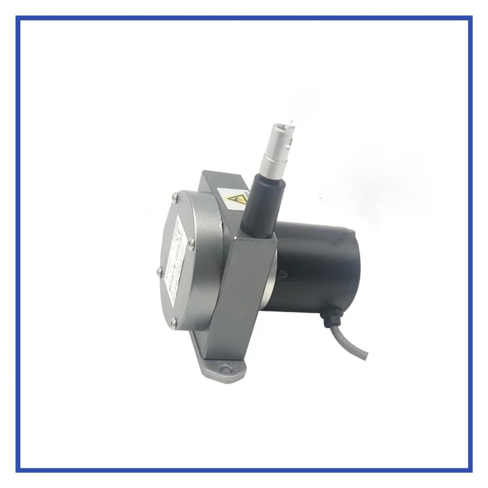 Displacement Sensor Pull Wire Displacement Sensor High Precision 4-20MA Motion Sensor Pull Wire Encoder Electronic Ruler Sensor(5000mm)