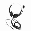 Phone Headset 3.5mm,Noise Reduction Comfort Fit Headset,Comfortable Wearing Phone Headset,with Super Long Cable Plugged into Computer (crystal head) view 3