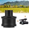 QANYEGN Telescope Mount Adapter Ring, Lens Mount Adapter Ring, 1.25 inch T Ring Adapter Set for NEX E Mount Camera view 2