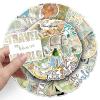 50Pcs Travel Themed Stickers Vinyl Aesthetic Decals for Laptops Skateboards Luggage Helmets Bikes and Phones Teens Adults and Wanderlust Fans view 3