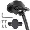 DDJ Bike Mount Compatible with Samsung Smart Tag 2 Case, Hidden Under Bicycle Seat, Anti-Theft Bike GPS Tracker Mount for Galaxy Smart Tag 2 with Security Screws, for Mountain Bikes, Electric Bicycle view 1
