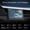 ATOTOZONE AC-FHD02DV FHD 1080P On-Dash DVR Camera,for X10G211E,10 inch QLED AI Android Car Stereo, 8G+128G Double Din Radio, Wireless Carplay & Android Auto, 4G LTE view 2