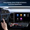 ATOTOZONE AC-FHD02DV FHD 1080P On-Dash DVR Camera,for X10G211E,10 inch QLED AI Android Car Stereo, 8G+128G Double Din Radio, Wireless Carplay & Android Auto, 4G LTE view 3