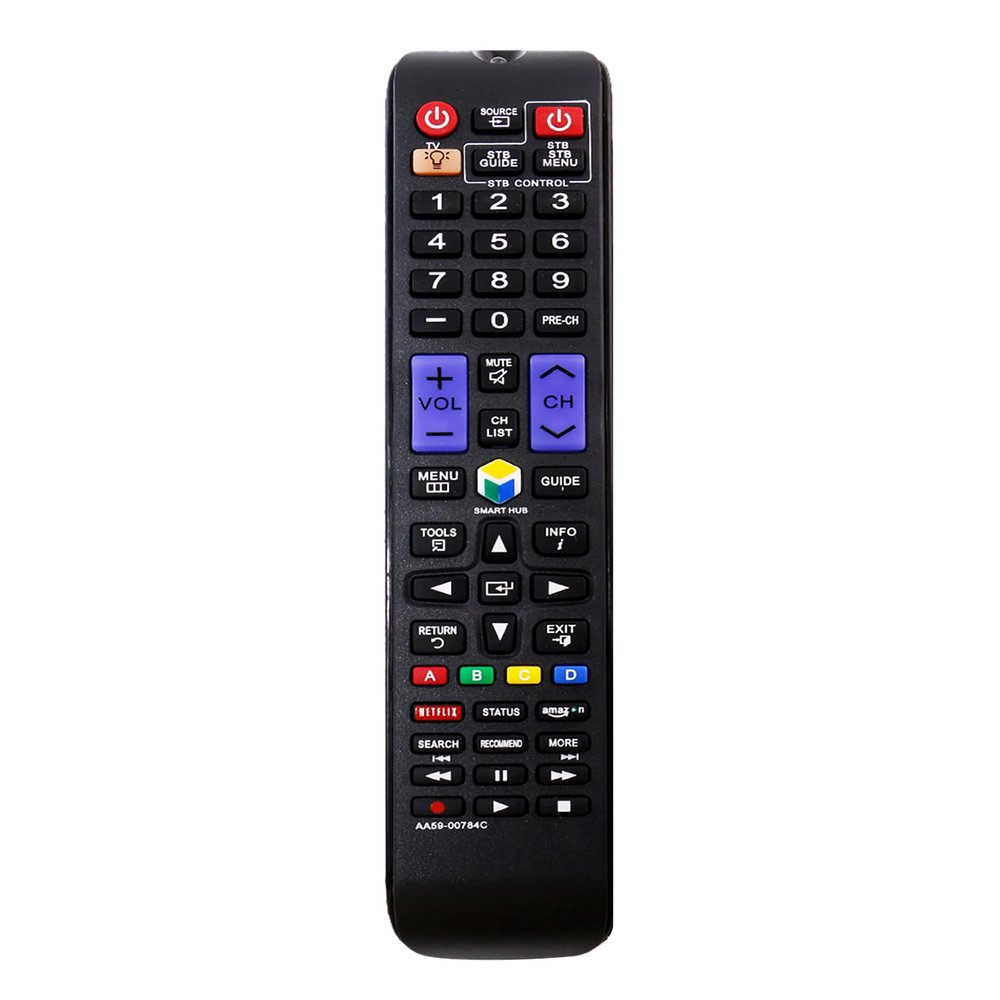 AA59-00784C Replacement Remote Control Compatible with Samsung LCD LED Smart TV AA59-00784A AA59-0784B BN59-01043A KN55S9 KN55S9C UN65F8000 UN75F8000 UN55F9000 UN55F9000AF UN55F9000FXZA UN55F9000AFXZA