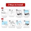 ACAGALA Privacy Screen Filter Reversible High-Transmittance 30 Invisible Anti-UV Anti-Glare Film for 14 Inch Laptop with 16:9 Aspect Ratio view 2