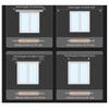 Aluminium Curtain Rail Ceiling Track Heavy Duty Double Conjoined Curtain Track Set Ceiling Mount for Office Home Bathroom Hospital Curtain Track(White,40inch) view 3