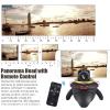 72mm Tripod Ball Head, Auto Motorized Rotating Panoramic Head with Remote Control and 1/4" Screw Thread Mount, 360 Panoramic Rotating Panoramic Shooting, 500g Load Bearing for Smartphone Cameras view 3