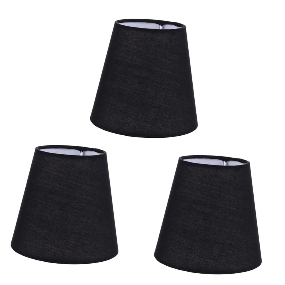 Levemolo 3 Pack Fabric Lampshades Home Decorative Lamp Shades Soft Lighting Eye-comfortable Fade-proof Hotel-friendly