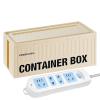 Cable Organizer Box | Cord Storage Management Solution | Dustproof Desk Organizer with Lid for Socket and TV Wires, Heat Dissipation Design with Surge Protector Features view 1