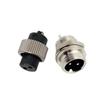 10Pcs GX12 12mm 2Pin Quick Connect Aviation Connector, Easy Connect Female Socket + Male Plug Kit Panel Metal Wire Connector for Small Audio Devices, Cameras, LED Light Strips view 1