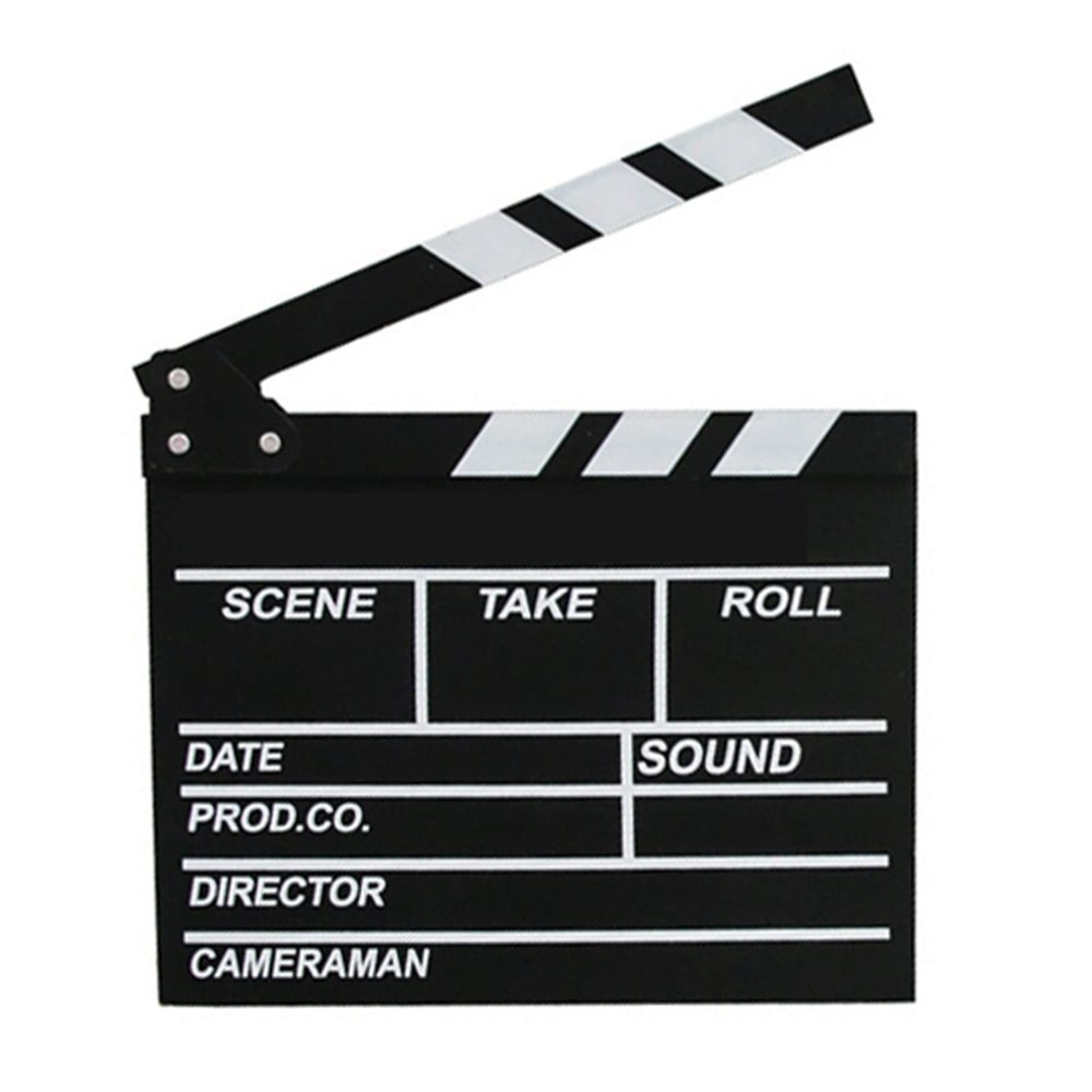 Movie Film Clap Board, 20 x 20cm