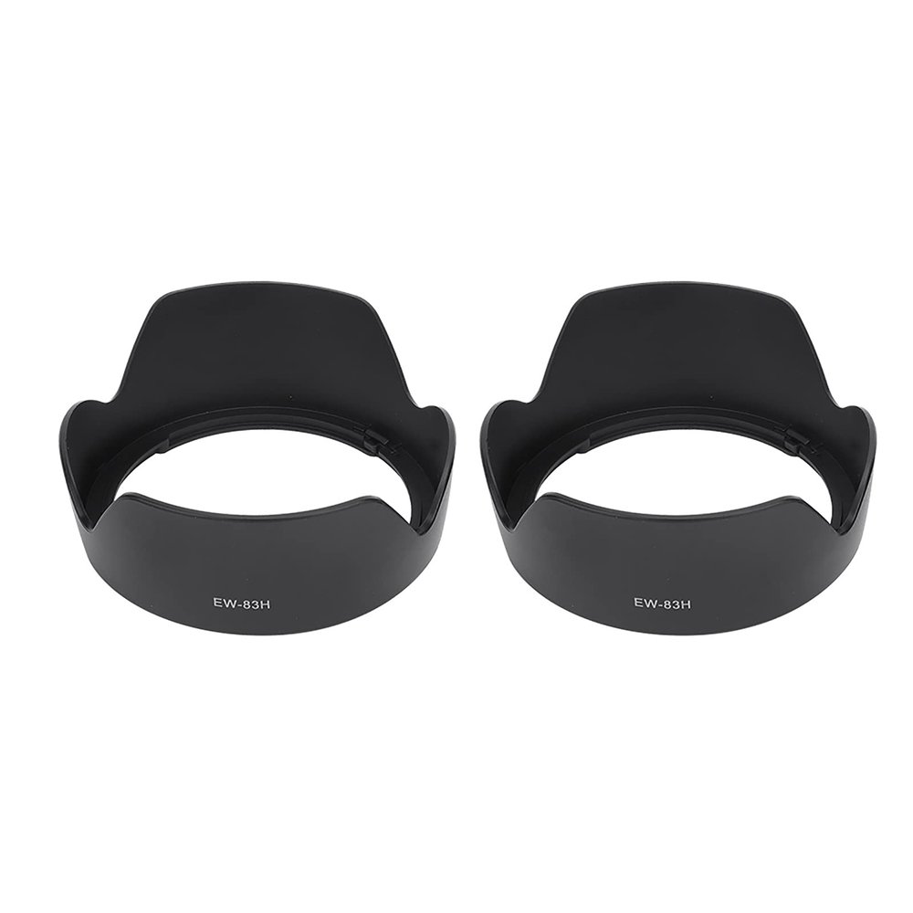 2PCS Camera Mount Lens Hood, Lens Shade Protector Replaces, Bayonet Lens Hood for EF 24 to 105mm f 4L is USM Lens