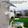 Armorcope Security Cameras Outdoor Wireless,4 Cam-Kit,No Subscription,360 Pan & Tilt Home Security Cameras System,2K Color Night Vision view 3
