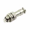 4Pcs GX12 12mm 7Pin Fixed Aviation Connector, Female Socket + Male Plug Kit Panel Metal Wire Connector for Small Audio Devices, Cameras, LED Light Strips view 1
