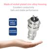 4Pcs GX12 12mm 7Pin Fixed Aviation Connector, Female Socket + Male Plug Kit Panel Metal Wire Connector for Small Audio Devices, Cameras, LED Light Strips view 3