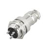 4Pcs GX12 12mm 7Pin Fixed Aviation Connector, Female Socket + Male Plug Kit Panel Metal Wire Connector for Small Audio Devices, Cameras, LED Light Strips view 4
