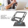 Asixxsix Adjustable Laptop Stand, Adjustable Angle and Height Laptop Holder with Non Slip Base, Metal Foldable Laptop Riser, Ventilated Cooling Notebook Stand for Tablet Mobile Phone view 2
