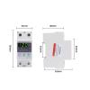 DCZPWKMLX Household 40A 63A 80A Adjustable Surge Protector Over Under Voltage Protector Relay 110V 120V Automatic Transfer Switch(40A) view 4