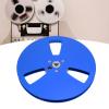 1/4 7 Inch Empty Tape Reel, Aluminum Alloy Universal Open Reel Sound Tape Empty Reel, Recording Takeup Reel with 3 Hole, for Reel to Reel for TEAC for Revox Studer (Blue) view 4
