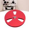 1/4 7 Inch Empty Tape Reel, Aluminum Alloy Universal Open Reel Sound Tape Empty Reel, Recording Takeup Reel with 3 Hole, for Reel to Reel for TEAC for Studer (Red) view 4
