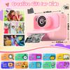 Kids Camera Instant Print, Kids Camera 1080P HD Video Digital Camera, Birthday Gifts Toys for Girls and Boys for 3-12 Years Old, Toddler Camera with Print Paper & 32G Card view 2
