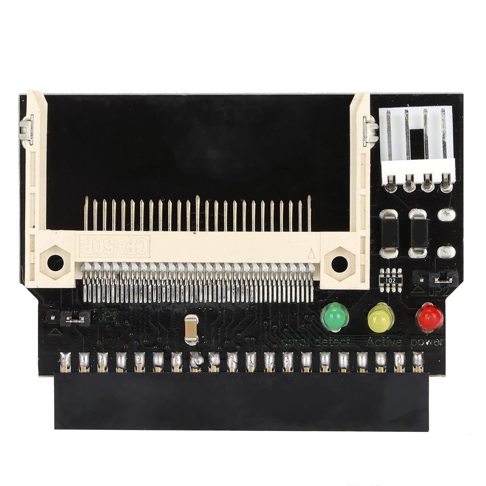 BONKZEBU Converter Module CF Card to 3.5 Inch Female 40pin IDE Sturdy Hard Disk Drive 5.0V / 3.3V Converter Module Hard Disk Drive Adapter 40 Pin IDE Adapter Converter Card CF IDE Adapter