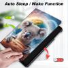 Case for Samsung Galaxy Tab E 9.6 (SM-T560/T561/T567V),Slim Lightweight Smart Shell Stand Cover with Auto Wake/Sleep Case for 9.6" Samsung Galaxy Tab E 9.6 T560 Tablet,Cute Koala view 3