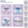 Disney Stitch 4-Pack Canvas LED Wall Art Set,Childrens Hanging Wall Dcor for Bedroom & Playroom, Each Piece 11" x 11" view 2