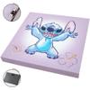 Disney Stitch 4-Pack Canvas LED Wall Art Set,Childrens Hanging Wall Dcor for Bedroom & Playroom, Each Piece 11" x 11" view 4