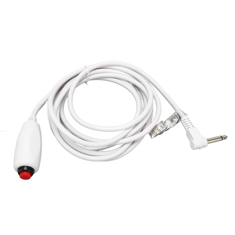 Focket Push Cord Cable for Nurse Station, 6.35mm Interface Nurse Call Cord Phone Plug Cable with Bed Sheet Clip, 9.8ft Push Cord Cable for Nurse Station Universal Replacement Call