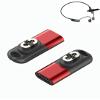 (2 Pack) Compatible for SHOKZ OpenSwim Pro S710 Type-C Magnetic Charger Adapter,Without Charger Cable,Red view 1