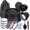 Canon RF-S 18-45mm f/4.5-6.3 is STM Lens (Canon RF),3 Piece Filter Kit, 4 Piece Macro Kit, Lens Pouch,Hood and More (15pc) (Renewed) view 1