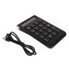 ANGGREK 2.4G Numeric Keypad 32.8 Feet Effective Distance Number Pad Black Plug and Play 19 Keys for Laptop view 1