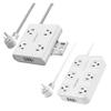 Sureance Surge Protector Power Strip - AC Outlets, USB-A Ports, USB-C, Surge Protection, Mountable, Compatible with Phone 15/16 Series - ETL Certified for Home, Office,Dorm, Gaming view 1