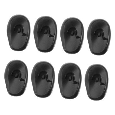 8pcs Silicone Hair Dye Ear Covers for Salon Color Protection