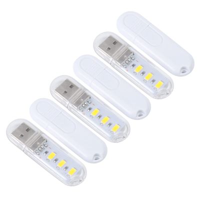 FELTECHELECTR 6PCS USB Rechargeable LED Night Light for Laptop Keyboard Portable Mini Desk Lamp for Home Dorm and School Compact and Stylish Design