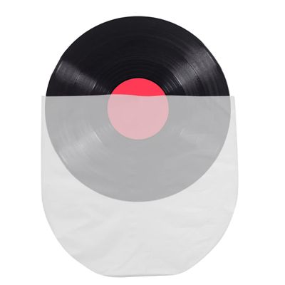 FELTECHELECTR 50pcs Cd Protector Bags Cd Inner Sleeves Material Reducing Friction and Wear Flap Design for Easy Access