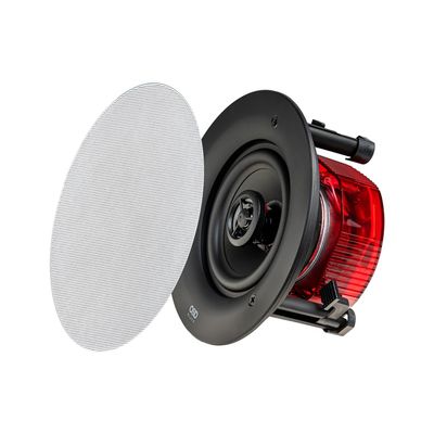 OSD Black R43 in-Ceiling 4" Speaker, Small Aperture, 100W Full-Range 2-Way (Single)