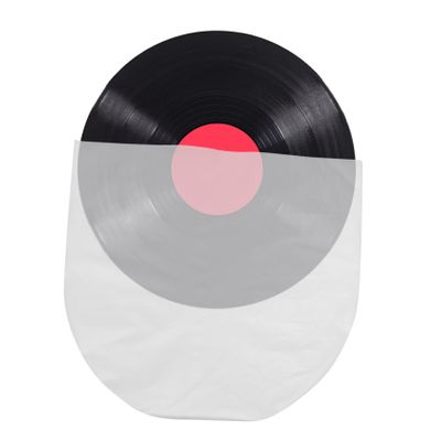 GAROZATION 50pcs Record Sleeves Inner Outer Record Bags Cd Storage Boxes Cd Storage Bin