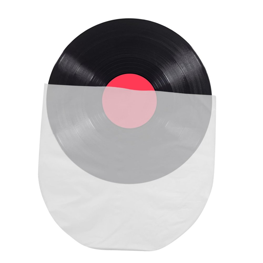GAROZATION 50pcs Record Sleeves Inner Outer Record Bags Cd Storage Boxes Cd Storage Bin