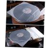 CAXUSD 50pcs Clear Cd Sleeves Durable Cd Protectors for Discs Design Reduces Scratches and Data Corruption and Organization view 1
