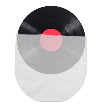 HOMOCONO 50pcs Vinyl Record Sleeves Clear Cd Protectors for Records Thick Material for Storage and Against Scratches and Data Loss